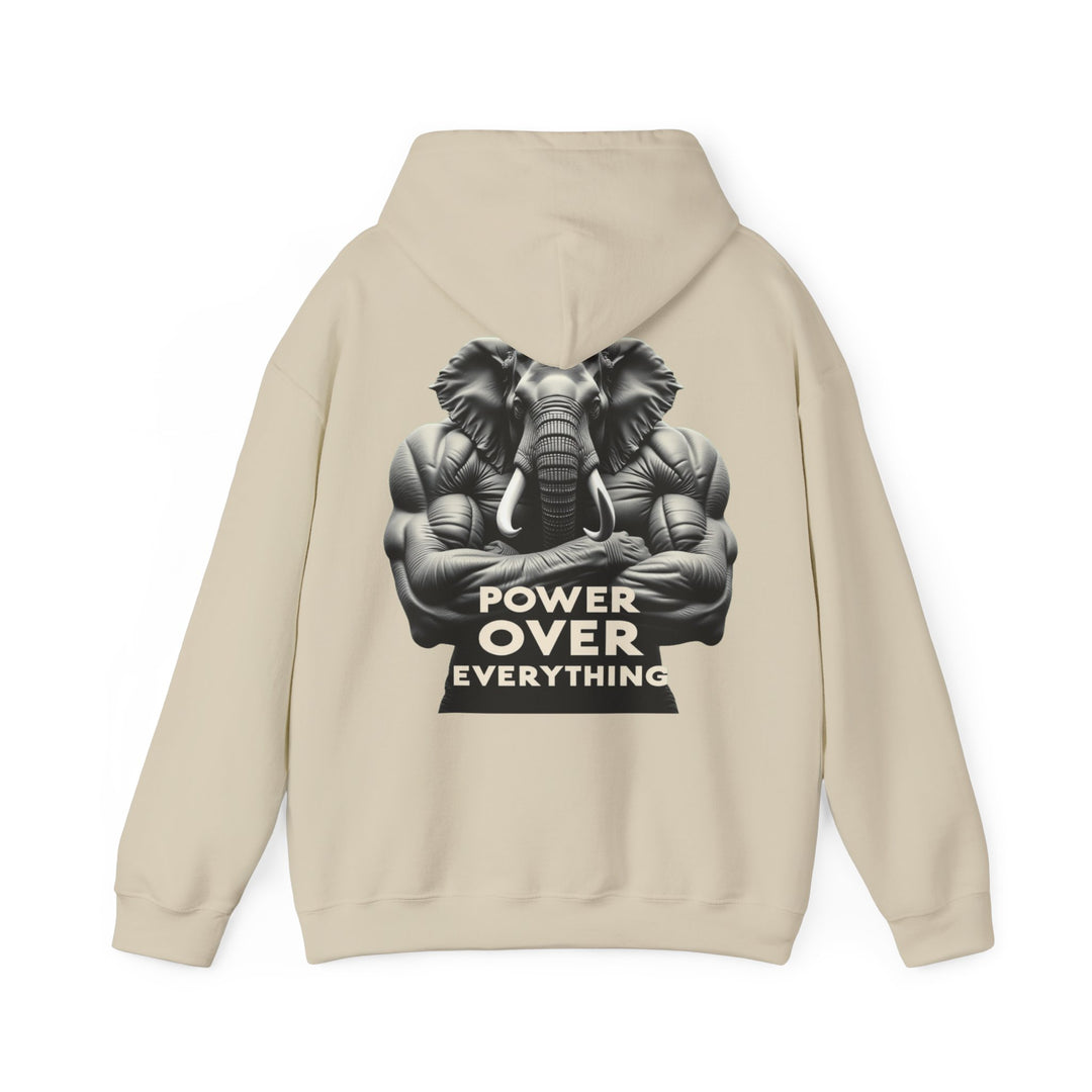 Power Over Everything – Elephant Strength Hoodie