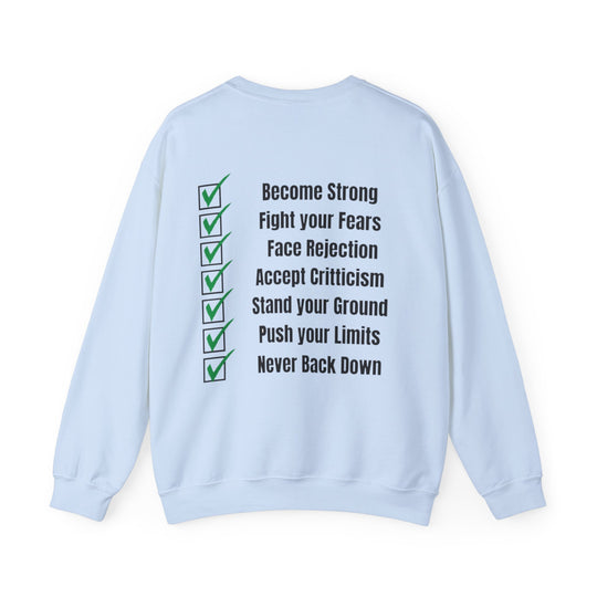 Sweatshirt Stand Tall, Stay Strong – Onwrikbare principes