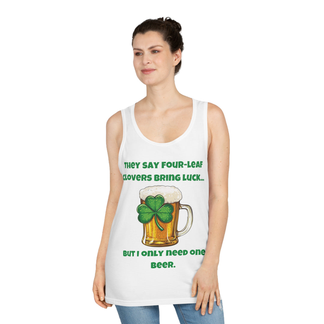 Lucky Beer Tank Top – St. Patrick’s Day Fun & Festivity