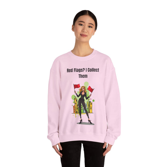 Rode vlaggen? Ik verzamel ze – Dames Cozy Sweatshirt