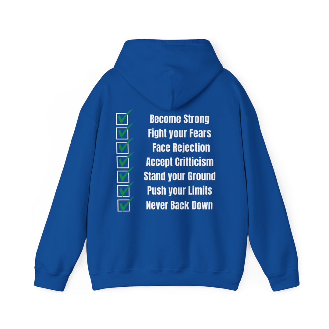 "A Man Who Stands for Nothing Will Fall for Anything" – Men's Hoodie