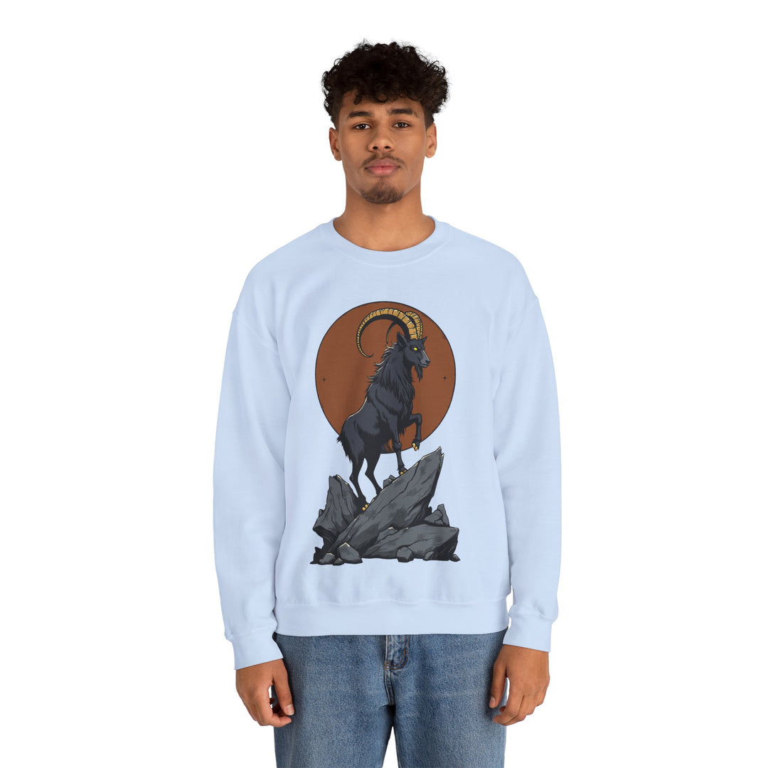 Sweatshirt mit Sternzeichen Steinbock – Ehrgeizig, entschlossen und belastbar