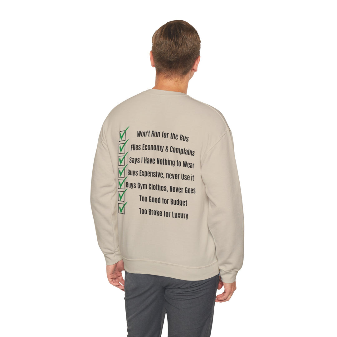 Spending Priorities – Men’s Sweatshirt