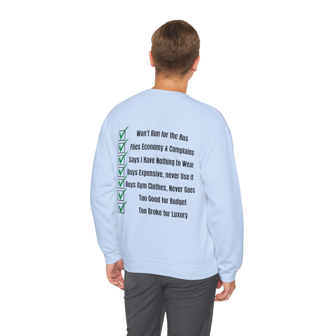 Spending Priorities – Men’s Sweatshirt