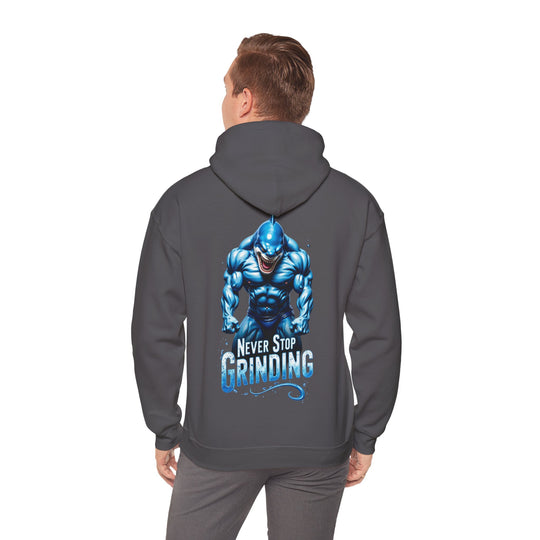 Never Stop Grinding – Shark Power Hoodie