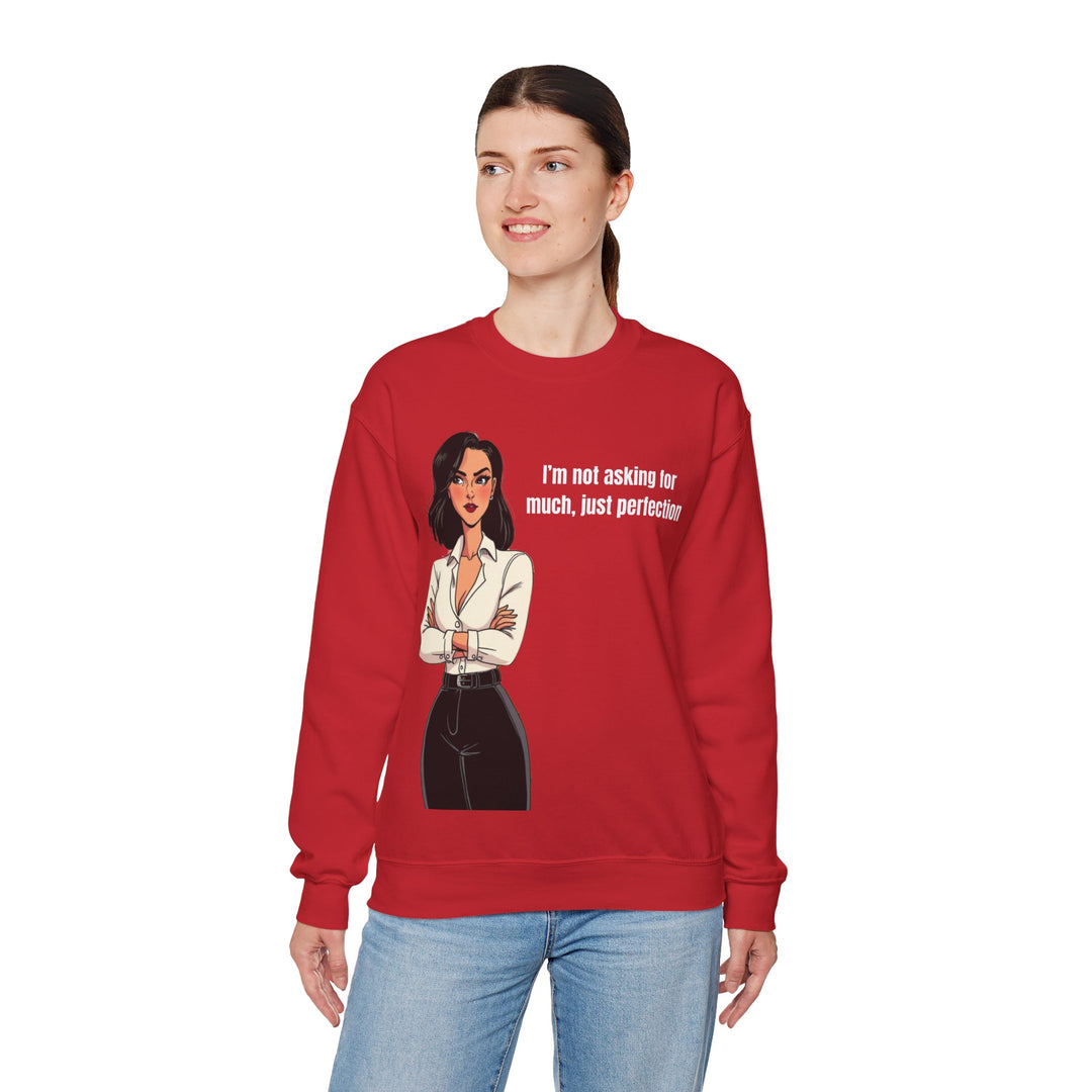 Nicht viel verlangen – Statement Sweatshirt