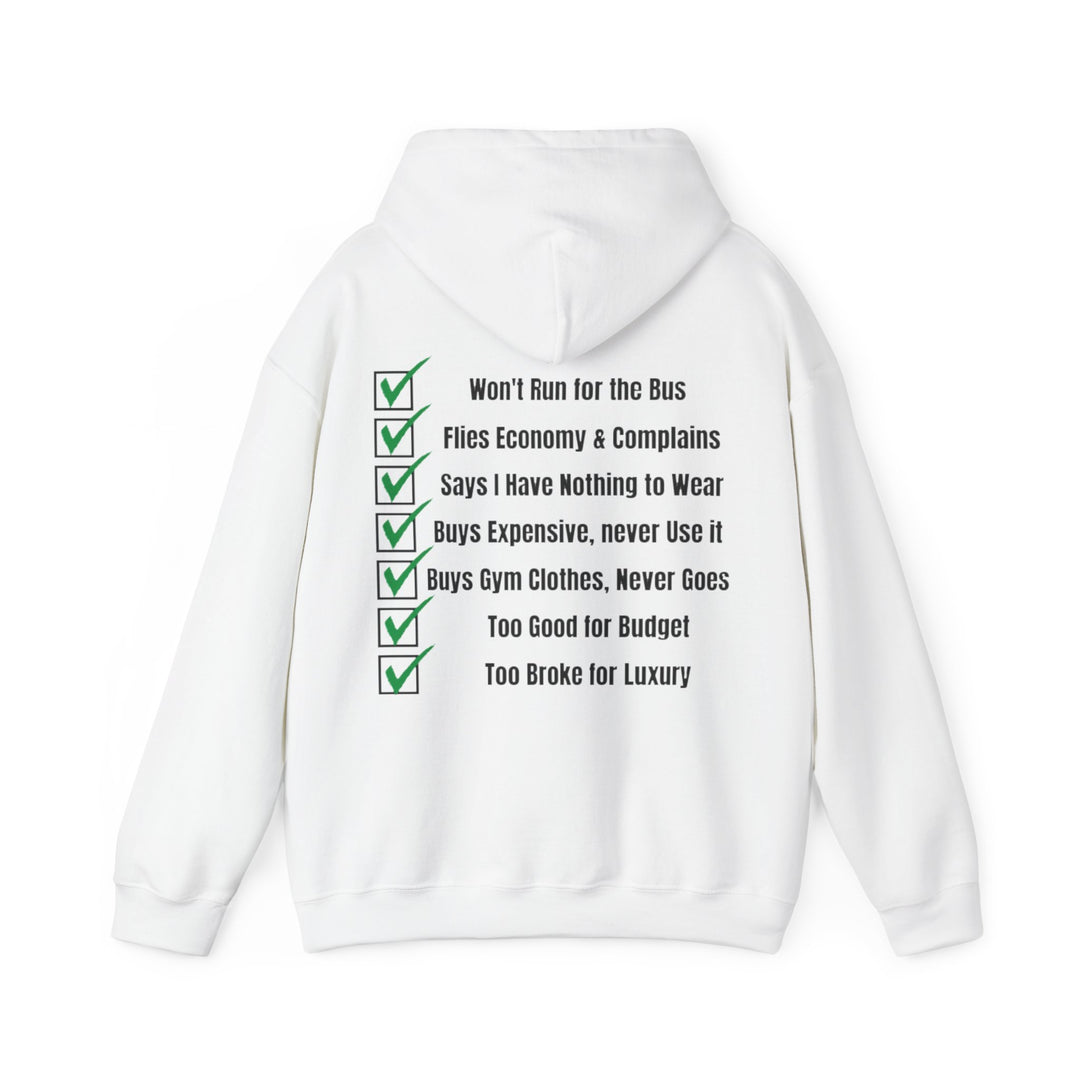 Spending Priorities Hoodie – Money Moves with a Twist