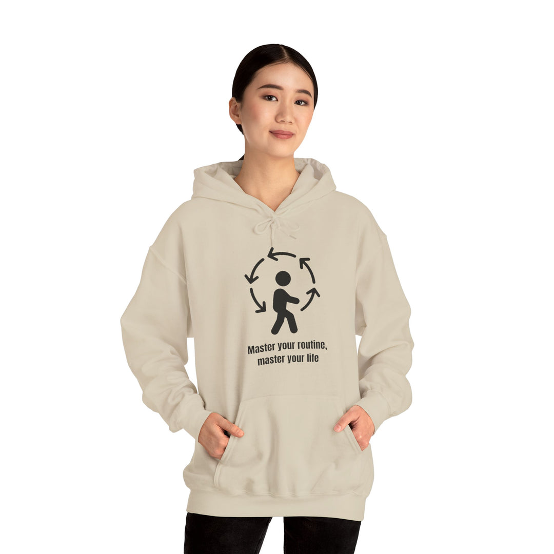 Beheers je routine, beheers je leven Hoodie – Beheers je dag