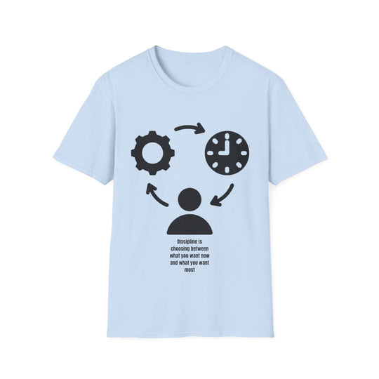 Discipline boven verlangen T-shirt – Toewijding aan groei