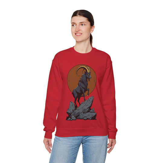 Sweatshirt mit Sternzeichen Steinbock – Ehrgeizig, entschlossen und belastbar