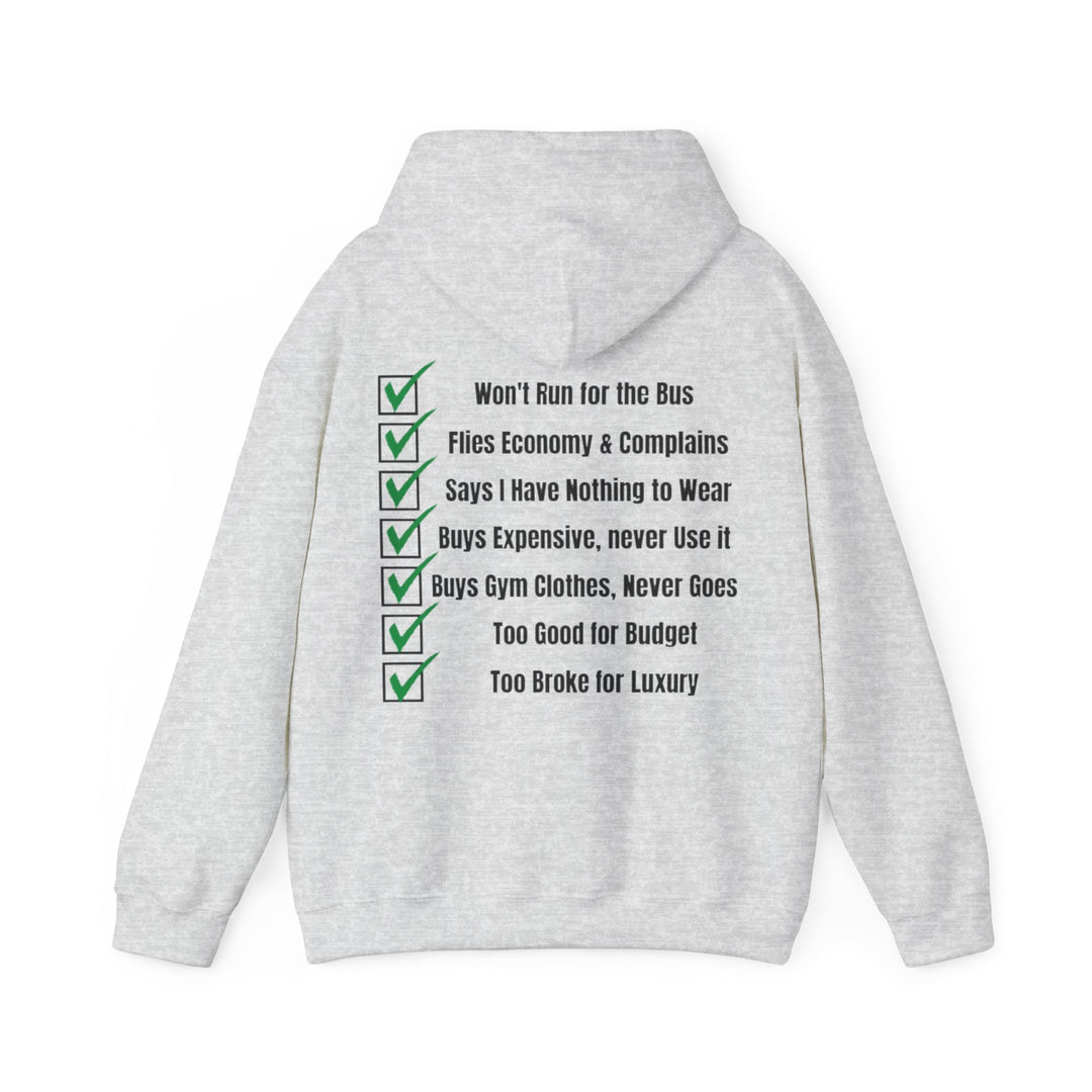 Spending Priorities Hoodie – Money Moves with a Twist