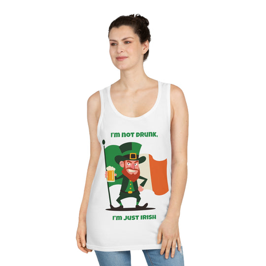 Irish Pride Tank Top – Gedurfd, dronken en patriottisch