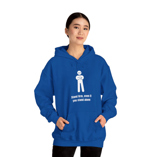 Stand Firm Hoodie – Strength in Solitude