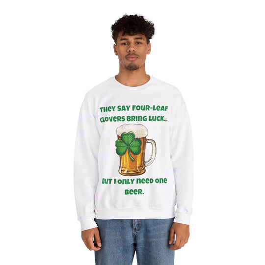 Lucky Beer Sweatshirt – St. Patrick's Day Plezier &amp; Feest