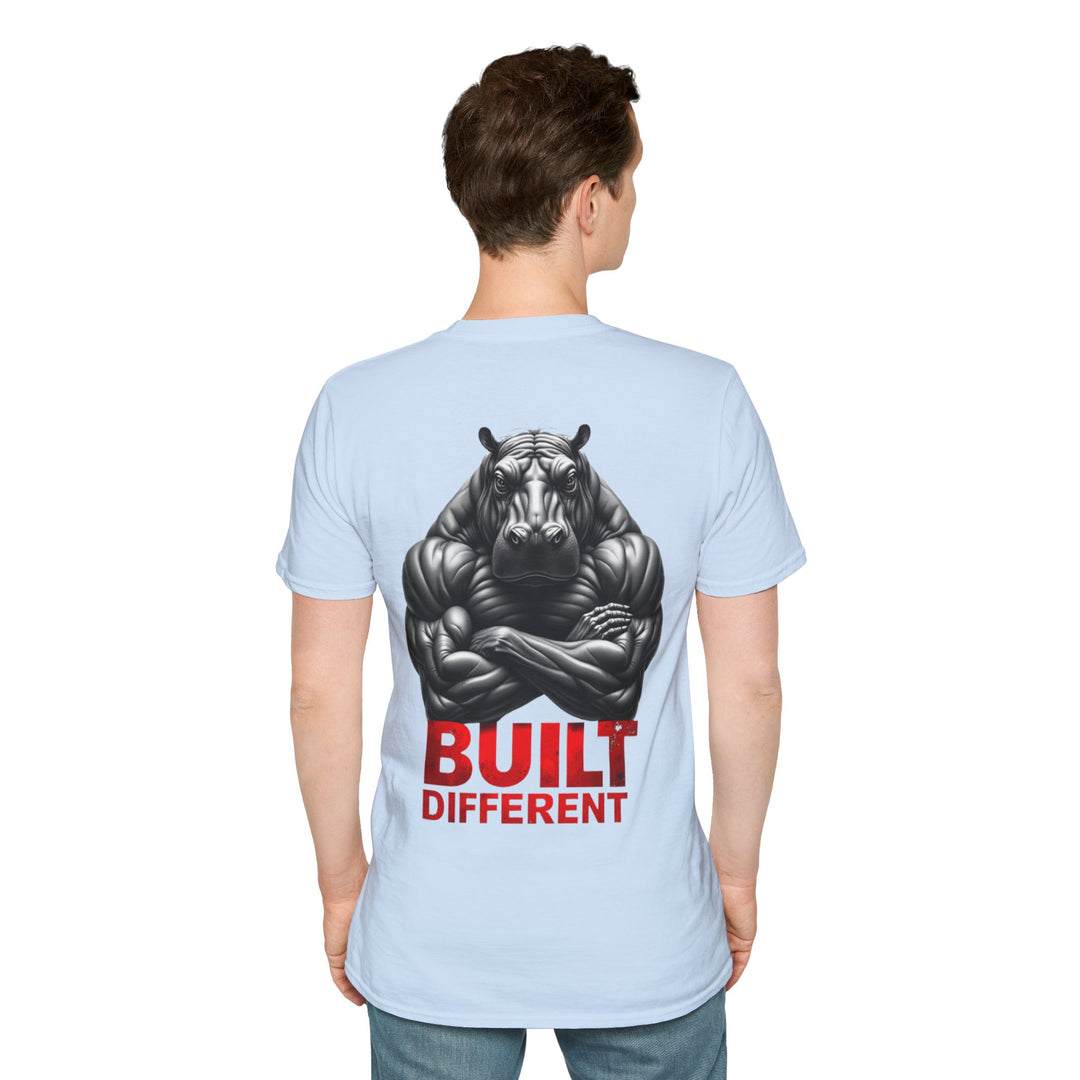 Built Different – ​​Power Hippo T-Shirt