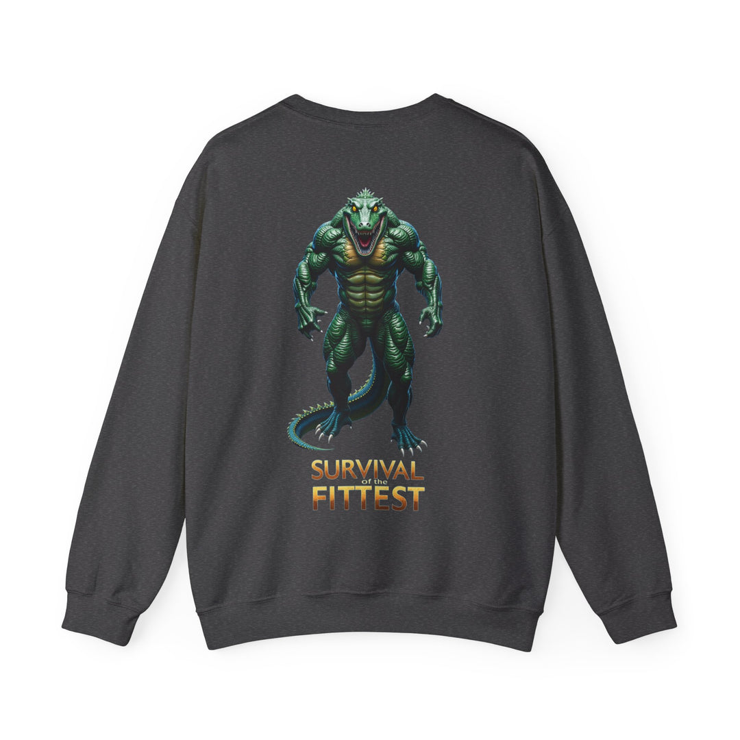 Survival of the Fittest – Krokodil-Sweatshirt