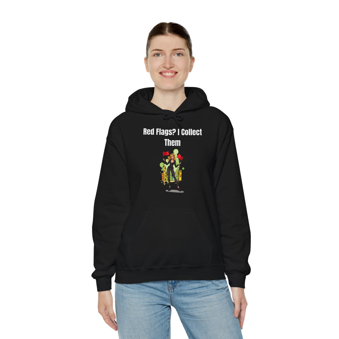 Red Flags? I Collect Them – Women’s Cozy Hoodie