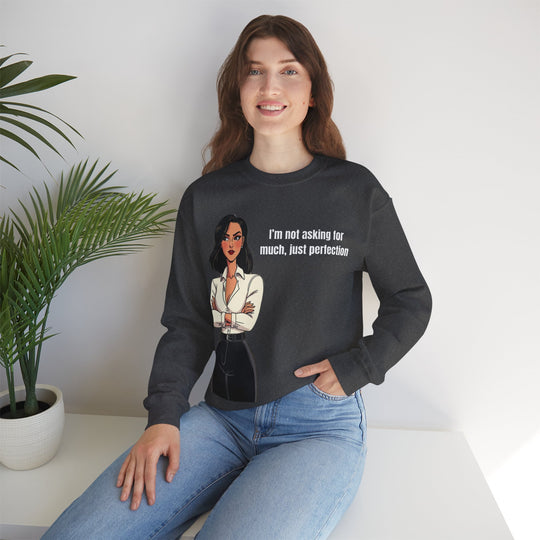 Nicht viel verlangen – Statement Sweatshirt