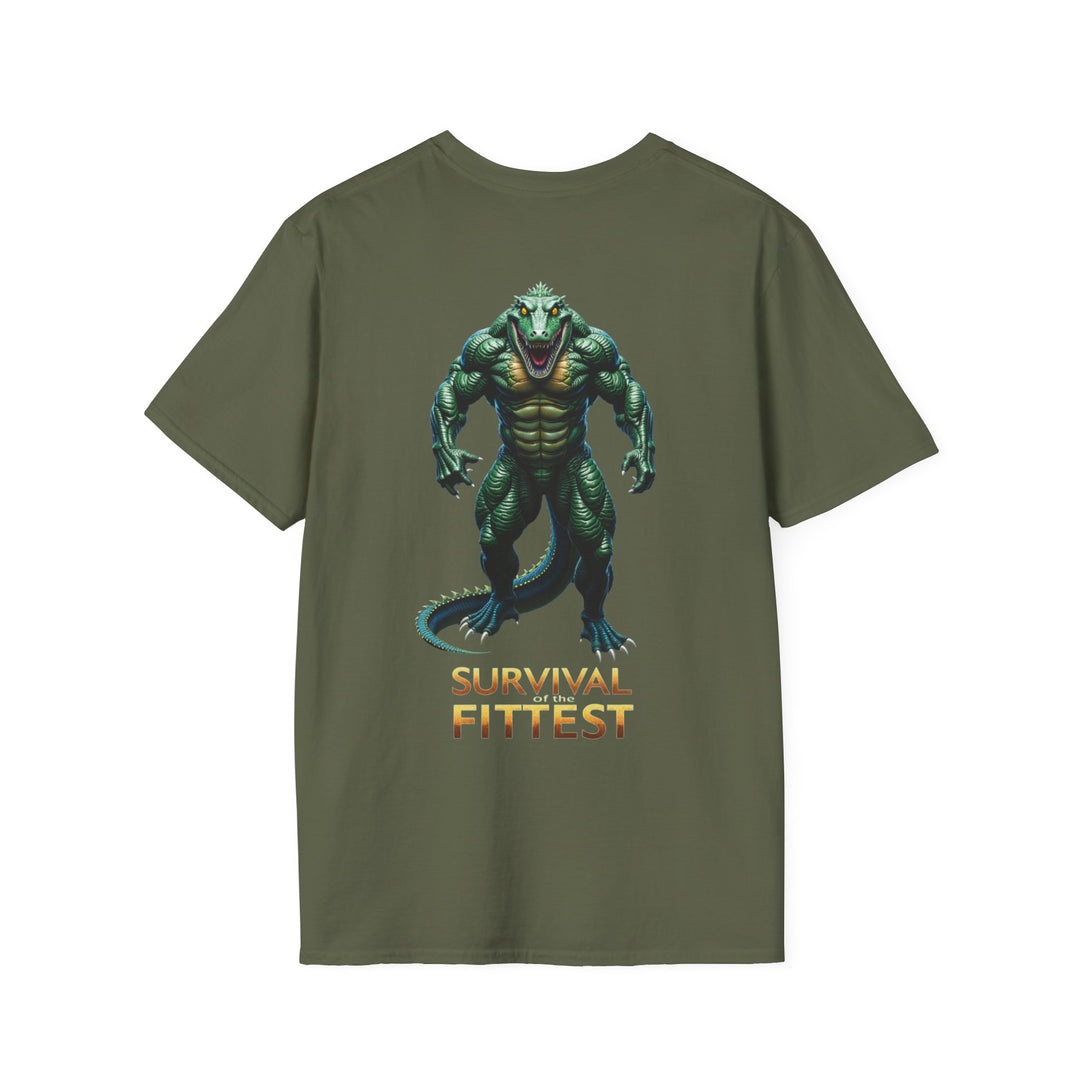 Survival of the Fittest – Krokodil T-Shirt