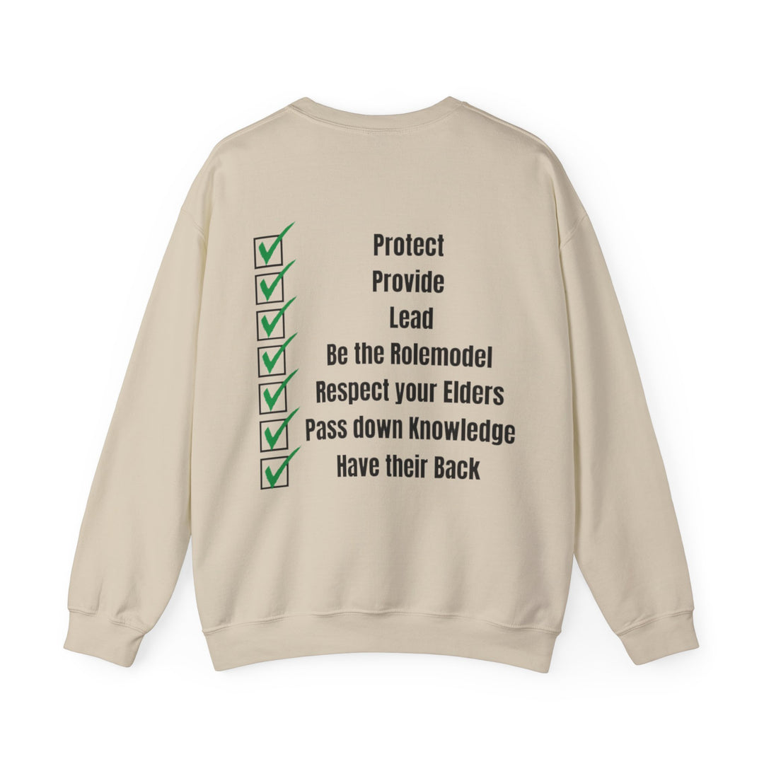 "A Real Man Protects His Own" – Men's  Sweatshirt