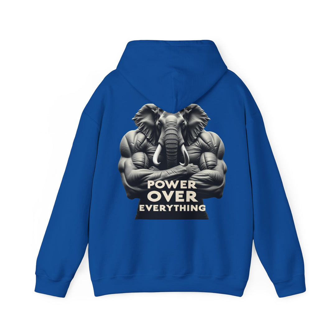 Power Over Everything – Elephant Strength Hoodie