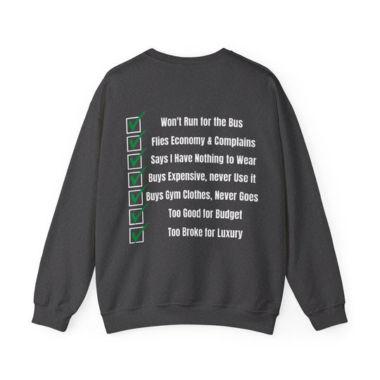 Spending Priorities – Men’s Sweatshirt