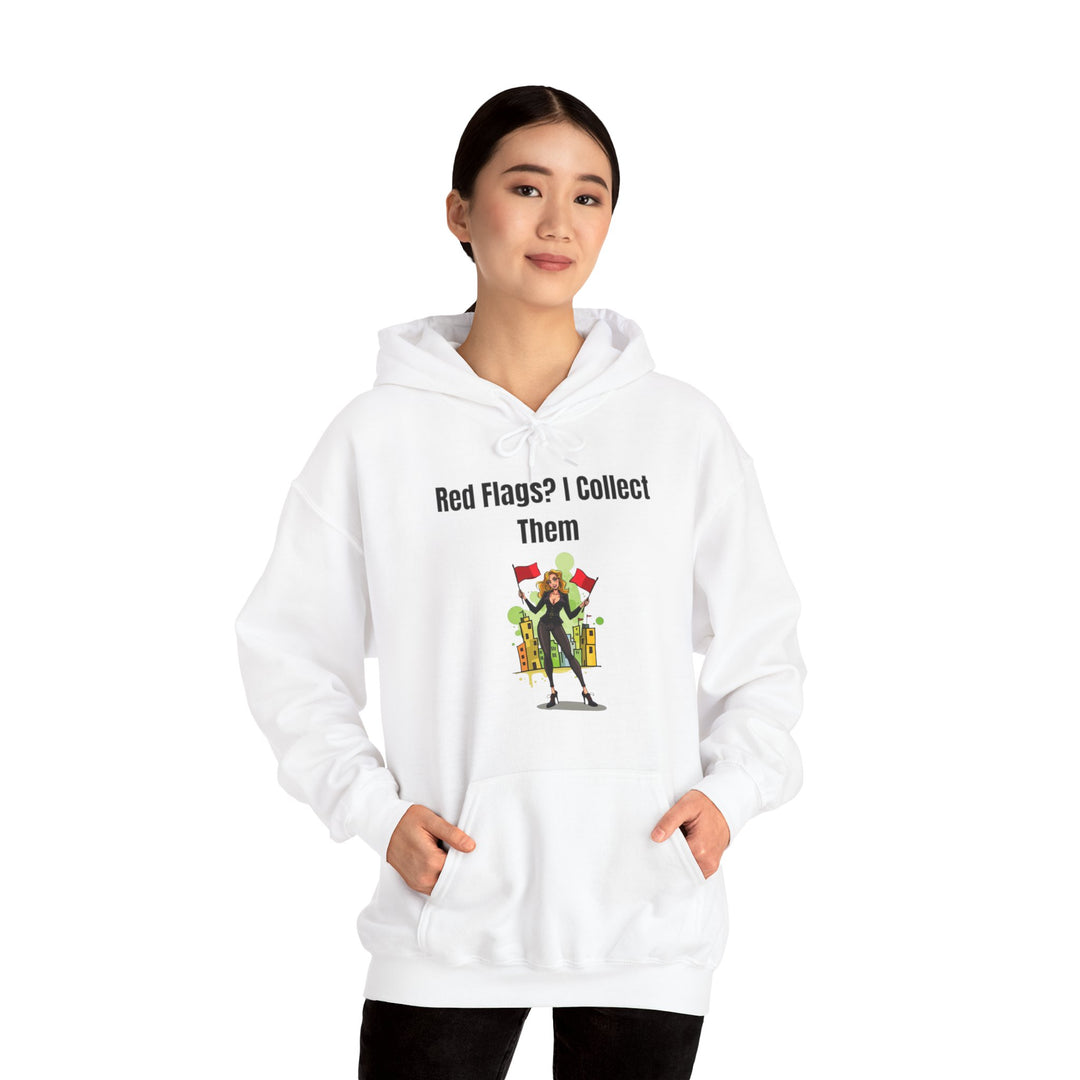 Red Flags? I Collect Them – Women’s Cozy Hoodie